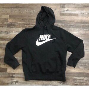 Nike Sportswear Mens Medium Black Hoodie Sweatshirt Pullover